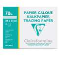 Clairefontaine Transparent Paper, 24 cm x 32 cm, 24 x 32cm - 20 sheets, 70/75 gsm
