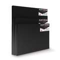 HONSELL | Vernissage Black Cotton Canvases — individual, 50 cm x 70 cm, 300 gsm, 1. rectangular format — 45 mm profile