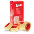®APLI | Self-Adhesive Tape — 33 metre rolls, transparent