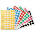 Sticker Sets, 1872 round stickers, assorted colours