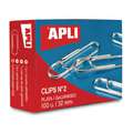 Apli Paperclips, 26mm, N° 1 - silver, pack of 100