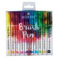 Talens Ecoline Brush Pen Marker Sets, 10 pen set