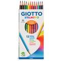 Giotto Stilnovo Coloured Pencil Sets, 12 crayons