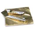 Double Sided Aluminium Craft Foil, gold / silver, pack of 12