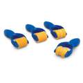 Effect Roller Sets, 4 small yellow rollers