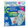 Giotto Decor Fabric Pen Sets, 12 pens, conical tip