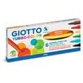 Giotto Turbo Color Fibre Pen Sets, 6 pens