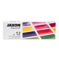 Jaxon Fine Artist Watercolour Sets, 12 whole pans