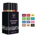 I LOVE ART | Twin markers — sets of 12, Set 2