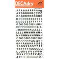 Decadry Letters and Numbers Transfer Sheets, 6mm, 216 characters: capital letters & symbols