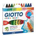 Giotto Cera Maxi Wax Crayon Sets, 12 crayons