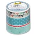 folia® | Washi-Tape Adhesive Tape — packs, Pastel pack, 4 rolls