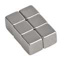 Ecobra Neodymium Cube Magnets, 6 x 10mm cubes, 4.2kg adhesive force