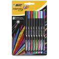 BIC Intensity Fineliner Sets, 8 pens, classic and fun colours