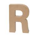 Rayher | Paper-mâché Upper Case Letters — individual, R