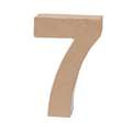 Rayher | Paper-mâché Numbers — individual, 7
