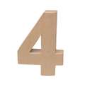 Rayher | Paper-mâché Numbers — individual, 4