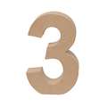 Rayher | Paper-mâché Numbers — individual, 3