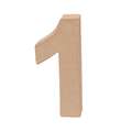 Rayher | Paper-mâché Numbers — individual, 1