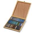 BLOCKX | 36 Dry Pastel sets — wooden boxes, 36 colours — Seascape