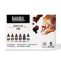 Liquitex® | PROFESSIONAL ACRYLIC INK™ sets — 6 x 30 ml pipette bottles, Metallic, set