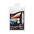 Graph'it | Brush Marker pens — sets of 12, Comics