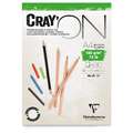 Clairefontaine Cray'On Drawing Paper, A5 - 14.8 cm x 21 cm, A5 / 120gsm /  glued pad of 50 sheets, 120 gsm, pad (bound on one side)