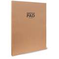 Rustic Kraft Glued Sketch Pads, 20,9 x 29,2 cm, 100 gsm, sketchbook