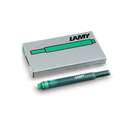 LAMY | Fountain Pen Replacement Cartridges — T10, 5 cartridges, Green