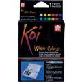 SAKURA | Koi™ Watercolour Sketch Sets — plastic boxes, 12 paints