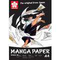 SAKURA | MANGA PAPER Pads — 20 sheets, A4 - 21 cm x 29.7 cm, 250 gsm, smooth, 20 sheet pad (one side bound)