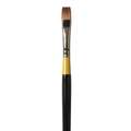 DALER-ROWNEY | System 3 Short Flat Brushes — Series 55 ○ short handle ○ synthetic hair, 1/4", 6.00
