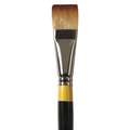 Daler-Rowney System 3 Short Flat Acrylic Brushes SY55, 1", 25.00