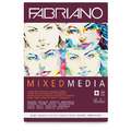 FABRIANO® | Mixed media paper — blocks, A5 - 14.8 cm x 21 cm, 250 gsm, pad (bound on one side)