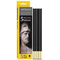 Nitram Charcoal Batons - Extra Soft, 6mm, pack of 5