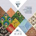 Clairefontaine 'Papers From All Over The World' Assorted Pads, 16cm x 16cm, 80 sheets