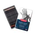 DERWENT | GRAPHIC Graphite Pencils — sets, 12 hard pencils