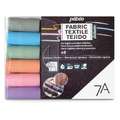 Pébéo 7A Textile Marker Sets for Light & Dark Textiles, 6 pastel colours, set