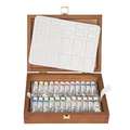 Schmincke | HORADAM®  Watercolour Wooden Box sets — tubes / pans, 224: 24 x 5 ml tubes, set