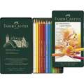 Faber-Castell Polychromos Artists' Colour Pencil Sets, 12 pencils