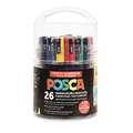 uni | POSCA Paint marker XL sets — 26 pens, Classic colours
