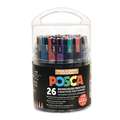 uni | POSCA Paint marker XL sets — 26 pens, Festive colours