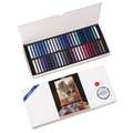 Girault Extra Fine Pastel 50 Shade Assortments, Blue & Violet Shades