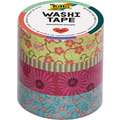 folia® | Washi-Tape Adhesive Tape — packs, Flower pack, 4 rolls