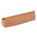 Clairefontaine Real Leather Pencil Cases, round, Ø 5.5 x 22cm