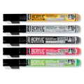 pébéo | ACRYLIC MARKER — sets, set, precious green / precious red / precious black / precious silver / precious gold