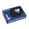 Clairefontaine Trophée Coloured Printer Paper, black, 210 gsm, A4 - 21 cm x 29.7 cm, pack of 250