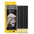 Nitram Charcoal Batons - Extra Soft, 12mm, pack of 5