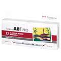 Tombow ABT PRO 12 Marker Sets, Basic colours