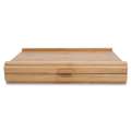 Empty Wooden Pastel Boxes, 40 x 25 x 5.5cm - 2 drawer